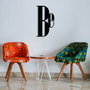 Wallity Be Special Escultura de Pared de Metal Negra